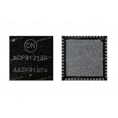 Микросхема ON Semiconductor NCP81215D, NCP81215ADMNTXG QFN-52 PWM CONTROLLER (Asus p/n: 06095-02160100) NEW original