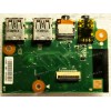 USB & Audio & Cardreader board DNS A17A, A17, A17HC, MSI CX640DX (MS-16Y1) (p/n: 08N2-1D11J00, A17 IO BOARD REV:2.0)