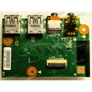 USB & Audio & Cardreader board DNS A17A, A17, A17HC, MSI CX640DX (MS-16Y1) (p/n: 08N2-1D11J00, A17 IO BOARD REV:2.0)