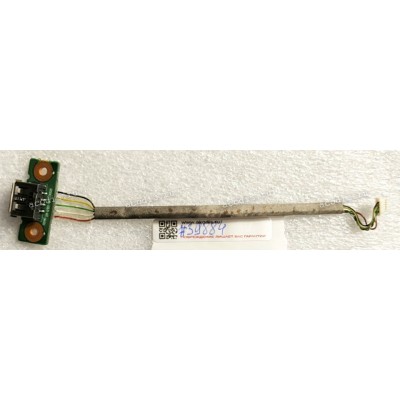 USB Board & Cable Toshiba Satellite L300 L300D (p/n 6050A2175201-USB/B-A02) 5 pin