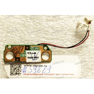 Power Button Board Toshiba Satellite L655-19R (p/n 6017B0258201) & Cable 2 pin (Плата кнопки включения тачпада)