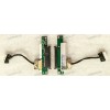 HDD SATA board EVE 15 C423 (p/n Z140A_SC_HDD R100, AMR-SATA-Ver02) & cable