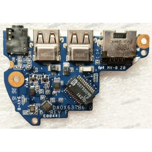 USB & Audio & LAN Board HP Probook 450 G3 455 G3 USB (p/n DA0X63TB6F0 REV:F, DA0X63TB6F1 REV:F)
