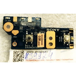 Power Button board Sony VPCEF, PCG-71511V, VPCEF4, PCG 71511M (p/n DA0NE8TB6D0 REV:D)