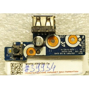 USB & Power Button Board Samsung NP-Q320H (p/n BA92-05426A) Powerbutton/USB Switchboard/SUB Board