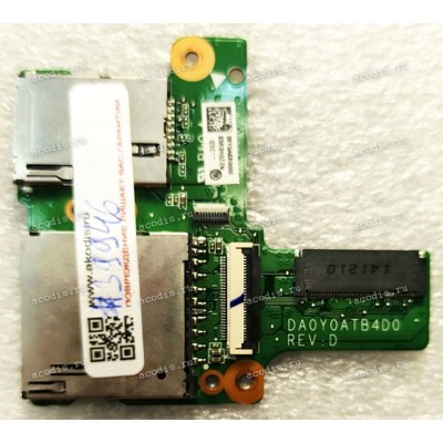 CardReader Board HP HS 3110, Stream 11 11.6" Genuine SD (p/n DA0Y0ATB4D0 REV:D)