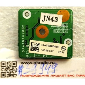 Power button board HP DV9000-series dv9500 dv9700  (p/n DAAT9TH28B2 REV:B)