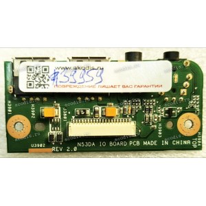 USB & Audio Board Asus N53DA (p/n: 60-N4II01000 REV2.0) N53DA IO Board