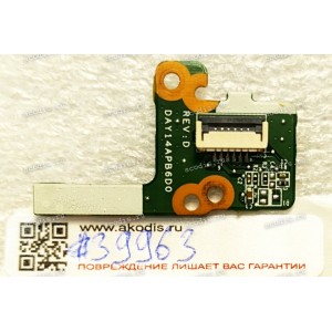 Power button board HP Pavilion 14-P 14-U 15-P 15Z-P 15-K 17-P 17-K TPN-Q140 (p/n: DAY14APB6D0 REV:D)
