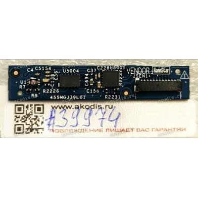 Digitizer Board Lenovo ThinkPad Yoga S1, Yoga S1 20C0-003XUS (CC44), Yoga 12 (p/n: ZIPS1 LS-A343P Rev:1.0, 455MGJ39L01C2)  