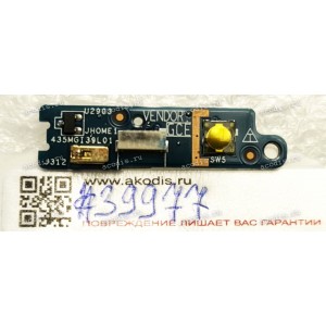 Power Button Board Lenovo Yoga 12 S1 S240 (p/n: ZIPS1 LS-A342P Rev:1.0, 435MGI39L0182) Windows Home Button Board