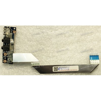 USB & Audio Board HP ENVY6-1250er, ENVY4 ENVY6, Ultrabook 4 (p/n: LS-8661P QAU 30 Rev:1.0, NBX00015M00) USB & Cable