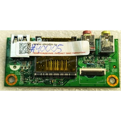 USB & Audio & CardReader Board Acer Z4820G (p/n: 348.00K06.0011, 13633-1, vSuperb23 side IO Board)  