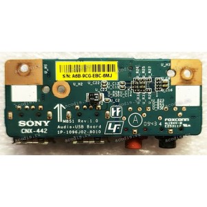 USB & Audio board Sony VGN-NW, Vaio PCG-7181V,  VGN-NW2ERE (p/n: CNX-442, 1P-1096J02-8010 Rev:1.0)