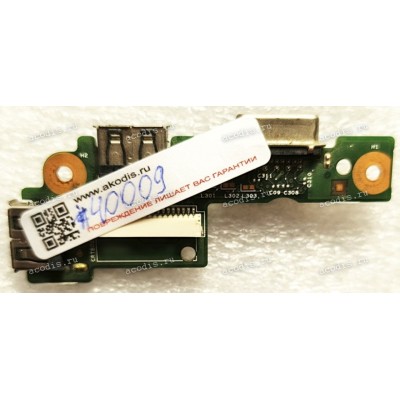 USB & VGA Board Dell Inspiron 15 M5010, 15R N5010 (p/n: 48.4HH03.011) DG15 CRT BOARD, Dual USB Port VGA out Board 