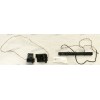 Speakers HP Pavilion dv6-7261 dv6-7056er dv6-7352er и др dv6-7000 серии (p/n 682096-001 682095-001 FG 251215-9 3.2Ohm) Colossus 15" 23.40A3L.001 FG VER:A01 & Cable 4 pin - 2 пары