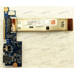 USB & Audio & CardReader Board Lenovo Yoga 700-14ISK (p/n BYG43 NS-A602 Rev:1.0, 5C50K61110) & Cable (p/n DA30000ES30, NF-A381)
