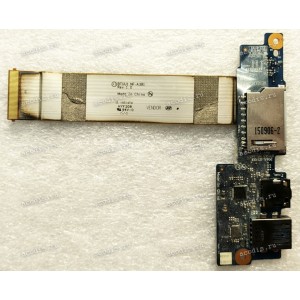 USB & Audio & CardReader Board Lenovo Yoga 700-14ISK (p/n BYG43 NS-A602 Rev:1.0, 5C50K61110) & Cable (p/n DA30000ES30, NF-A381)