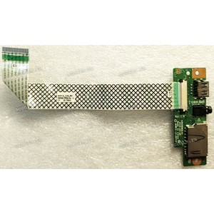 USB & Audio & CardReader Board Acer N16С1 Aspire ES1-523 ES1-533 (p/n 43503DB0L01 Rev: 1.0, B5W1S LS-D671P) & Cable (p/n NBX0001WX00) 