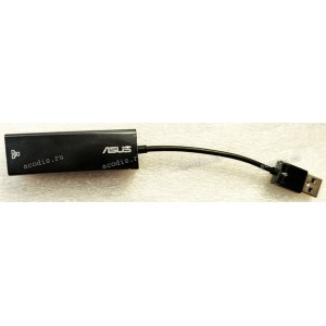 Адаптер LAN USB Asus UX31 (p/n 14001-00220300) Cable interface/gender adapter USB RJ-45 Black 