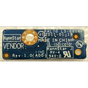 LED Board Dell Latitude E6320 (PAL70 LS-6614P Rev:1.0) Indicater Board