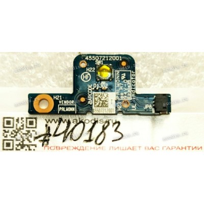 Button Board Lenovo IdeaPad Yoga 11S 20246 (p/n NS-A195 Rev:1.C) GENUINE ORIGINAL LENOVO HOME 