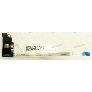 Power Button board HP Pavilion 15-R, 15-S, 15-G, 250, 256 G3 G4 G5, 15-G200ur  (p/n 749650-001, LS-A991P Rev: 1.0, 455MKL32L01) 4 pins & Cable (NBX000IJS00) L=10,5 см