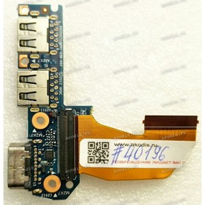 USB & VGA Board HP EliteBook 840 845 850 G1 G2 740 745 G1 G2 ZBook14 (p/n 730966-001, 6050A2559201-USB-A02) & Cable