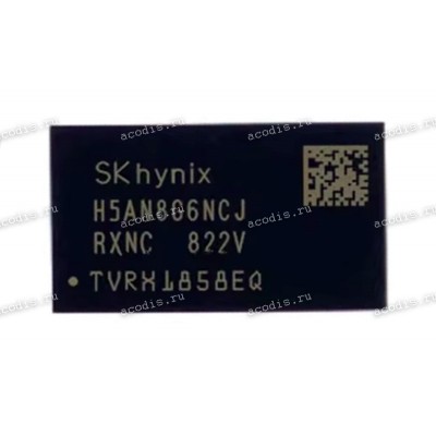 Микросхема SKhynix H5AN8G6NCJR-XNC FBGA96 DDR4 3200 512M*16 1.2V (Asus p/n: 03012-00020900) NEW original