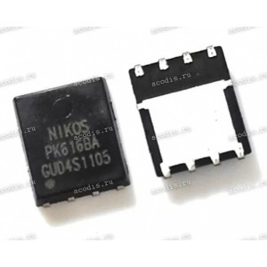 Транзистор NIKOS, NIKO-SEM, Unikc PK616BA, PK616BAAS PDFN5*6P N-MOSFET (Asus p/n: 07005-A0540000) NEW original Транзистор NIKOS, NIKO-SEM, Unikc PK616BA, PK616BAAS PDFN5*6P N-MOSFET (Asus p/n: 07005-A0540000) NEW original