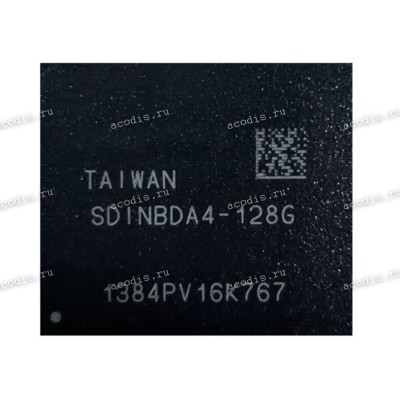 Микросхема SanDisk SDINBDA4-128-1002W 128GB TFBGA-153 FW:QS1.1D FLASH (Asus p/n: 03100-00153600) NEW original