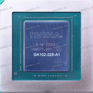 Микросхема nVidia GA102-225-A1 FCBGA3328 GeForce RTX 3080 Ti (Asus p/n: 02004-00640600) NEW original