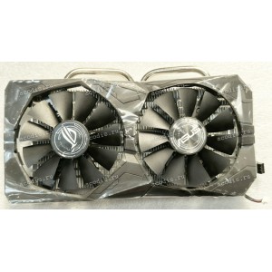 Сист.охл. Asus Graphics card ATI ROG-STRIX-RX560-4G-GAMING, ATI ROG-STRIX-RX560-O4G-EVO-GAMING, ATI ROG-STRIX-RX560-O4G-GAMING, ATI STRIX-RX460-4G-GAMING, ATI STRIX-RX460-O4G-GAMING (p/n 13070-01170300, 13070-01170500) 4 pin & 4 pin ROG_STRIX_D6X2 FS 
