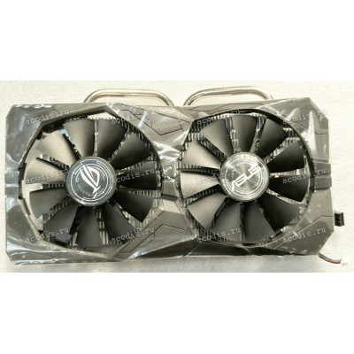 Сист.охл. Asus Graphics card ATI ROG-STRIX-RX560-4G-GAMING, ATI ROG-STRIX-RX560-O4G-EVO-GAMING, ATI ROG-STRIX-RX560-O4G-GAMING, ATI STRIX-RX460-4G-GAMING, ATI STRIX-RX460-O4G-GAMING (p/n 13070-01170300, 13070-01170500) 4 pin & 4 pin ROG_STRIX_D6X2 FS 
