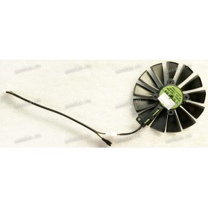 Кулер Asus Graphics card (p/n 13070-01320000, T129215BM DC12V) RMA STRIX FA 10012_4P_2K4 L145 (Additional_FAN) 4 pin