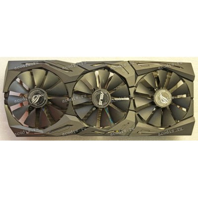 Сист.охл. Asus Graphics card Nvidia ROG-STRIX-GTX1070TI-8G-GAMING (p/n 13070-01436200, FirstDо FDC10H12S9 DC12V  3 кулера, 4 pin, 7 pin)  3FAN_25S_FD_7P_3K_KFS_53.2MM