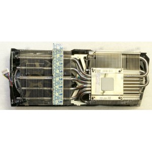 Сист.охл. Asus Graphics card Nvidia ROG-STRIX-GTX1070TI-8G-GAMING (p/n 13070-01436200, FirstDо FDC10H12S9 DC12V  3 кулера, 4 pin, 7 pin)  3FAN_25S_FD_7P_3K_KFS_53.2MM