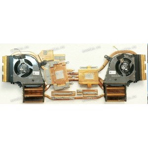 Сист.охл. Asus W7600H3A H7600HM (p/n 13NB0TS0AM0111, 13NB0UP0M09011 DFSCK22D05883B DC 12V 4 pin, 13NB0UP0M010011 DFSCM22716392B DC 12V 4 pin) TH MOD ASSY 2 кулера