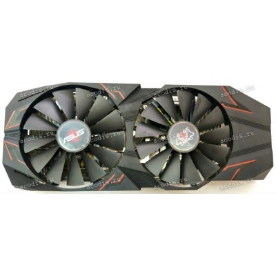 Сист.охл. Asus Graphics card GeForce GTX (p/n 13070-01451400, 6010377770-GP) B_BLACK 4P_2400 EF_GBM_CM_CM, 2 кулера, 4 pin & Heatsink