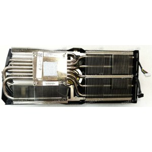 Сист.охл. Asus Graphics card Asus ATI ROG-STRIX-RX580-8G-GAMING, ROG-STRIX-RX580-T8G-GAMING, ROG-STRIX-RX580-O8G-GAMING (p/n 13070-01267900, 13070-01266500, T129215SM DC12V, 0571-V1734-M) 3FAN_25S EF KFS A2, 3 кулера, 6 pin, 5 pin