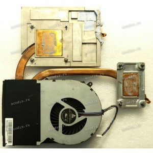 Сист.охл. Toshiba Qosmio X875 X870 (p/n V000280340, KSB0705HA-A DC05V) CPU 4 pin