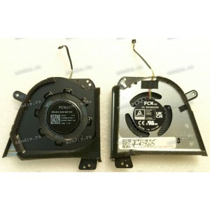 Кулер Asus GU603VV, GU603VI, GU603ZV, GU603VV, GU603VU, GU603ZU, GU603ZI (p/n 13NR0BL0T06111, 6033B0129001 A01, DC12V, DFSCL42P16593E) GU603VV VGA CCW FAN / FORCECON 4 pin