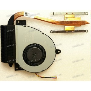 Сист.охл. Asus P2540FAC (p/n 13NX02L0AM0101, DC 5V 13NX00U1P01011, NS75B06-15E08,  13N1-AWA0101 0A) CPU P2540FAC THERMAL MODULE ASSY AURAS 4 pin