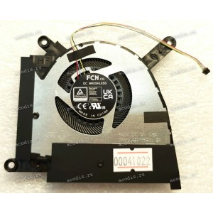 Кулер Asus FX517ZW, FX517ZM, FX517ZR (p/n 13NR0990T02021, FQ1M DC 12V 0,6A DFSCL 42P16593U EP, DQ5DC79G002 2A 22CA-00SM) VGA THERMAL FAN / FORCECON 4 PIN