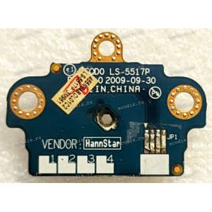 Volume control Board Acer Aspire 5942G-728G64, 5940 (p/n 5940 LS-5517P Rev:2.0) Sub & Various Board (Плата регулировки громкости)