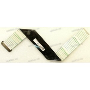 LCD LVDS FFC шлейф мониторный 30 pin обратный, шаг 1.0 mm, длина 370 mm с замком с одной стороны, black Asus LMT VG278Q VG278QR VG278QR-J VG278QF VG278QR-R VG278QE (p/n 14011-02800000) LCD Monitor LVDS CABLE QISDA/5K.3QT01.CY1