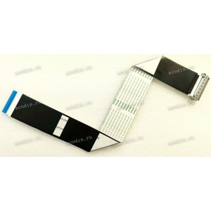 LCD LVDS FFC шлейф мониторный 30 pin обратный, шаг 1.0 mm, длина 370 mm с замком с одной стороны, black Asus LMT VG278Q VG278QR VG278QR-J VG278QF VG278QR-R VG278QE (p/n 14011-02800000) LCD Monitor LVDS CABLE QISDA/5K.3QT01.CY1