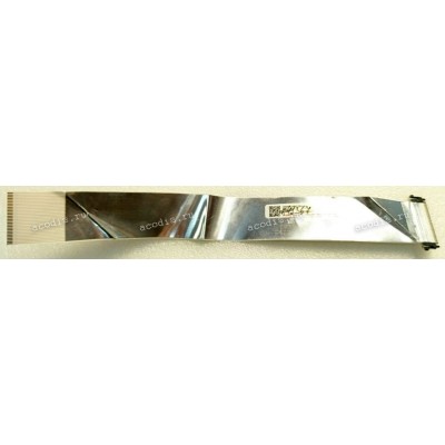 LCD LVDS FFC шлейф мониторный 30 pin прямой, шаг 1.0 mm, длина 275 mm Asus LMT VZ249 VZ249H VZ249N (p/n 14011-01710400) CABLE PANEL_MB(30P) / RAKEN/R046428301660, с замком с одной стороны