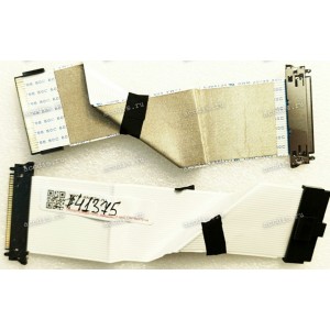 LCD LVDS FFC шлейф мониторный 30 pin обратный, шаг 1.0 mm, длина 140 mm Asus LMT VP228H VP229HA-P VP229HAL (p/n 14011-01221200) LCD Monitor FFC CABLE 30P / TPV/395G179Q30B5100000, с замками с двух сторон