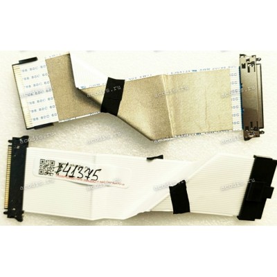 LCD LVDS FFC шлейф мониторный 30 pin обратный, шаг 1.0 mm, длина 140 mm Asus LMT VP228H VP229HA-P VP229HAL (p/n 14011-01221200) LCD Monitor FFC CABLE 30P / TPV/395G179Q30B5100000, с замками с двух сторон
